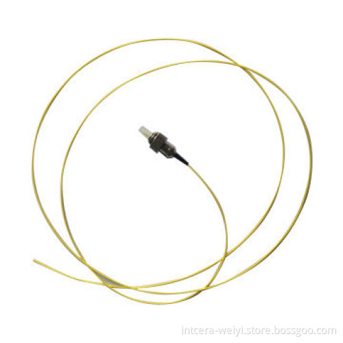 1M 0.9mm FC/UPC SM 9/125 Pigtail Yellow LSZH TightBuffered cable